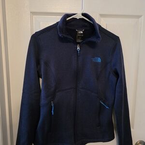 Women's Size Small The North Face Navy Blue Fleece Jacket In Excellent condition